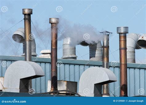 Factory Roof Stock Image - Image: 2129081