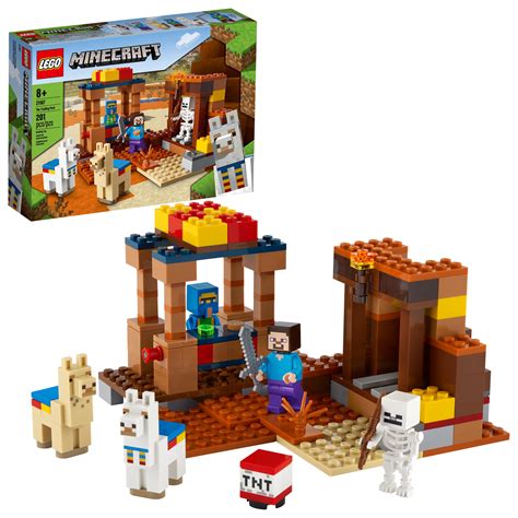 LEGO Minecraft The Trading Post 21167 Collectible Playset (201 Pieces) - Walmart.com