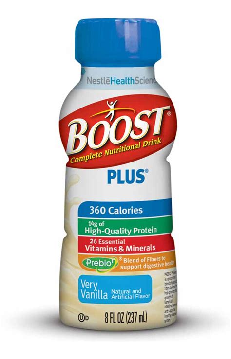 Amazon.com : Boost Plus Vanilla Ready To Drink, Pack of 12 8 FL oz ...