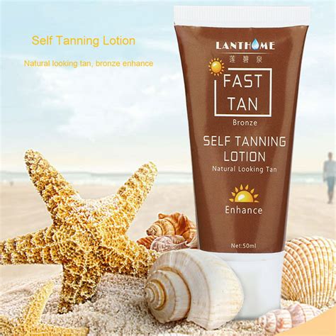 Lv. life Self Tanning Lotion Bronze Self Sun Tan Enhance Day Tanning Cream Natural Bronzer ...