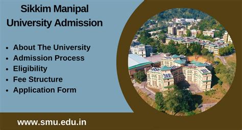 Sikkim Manipal University Admission 2024-25 | Courses, Fee, Eligibility, Last Date