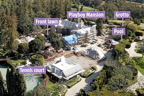 Playboy mansion now a ROTTING cesspit after looters raid it following ...