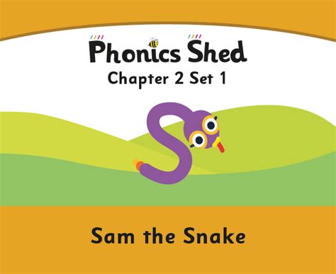 Phonics Shed - EdShed Resource // Sam The Snake