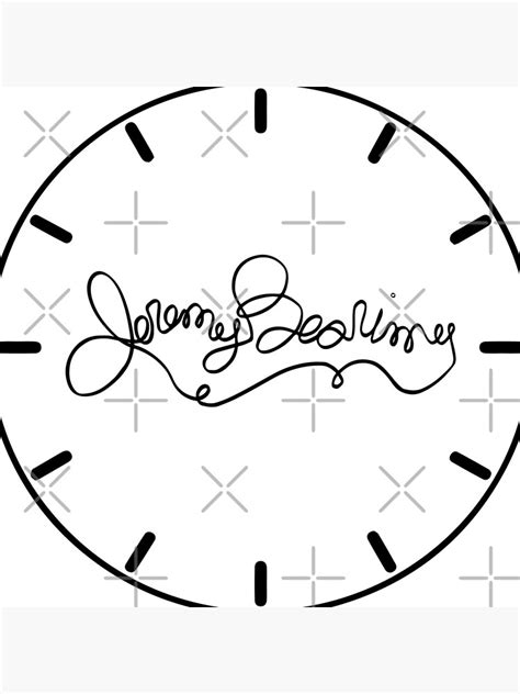 "Jeremy Bearimy" Clock for Sale by KingPagla | Redbubble