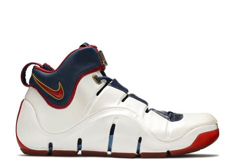 Zoom LeBron 4 'Playoff' - Nike - 314647 161 - white/varsity crimson ...