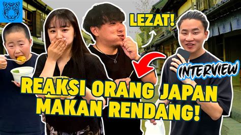 APAKAH ORANG JEPANG PERNAH MAKAN RENDANG ATAU BELUM? REAKSI ORANG ...