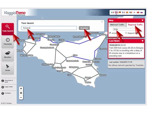 Trenitalia - Timetable and practical tips | Sicily, Sicily holidays, Trapani