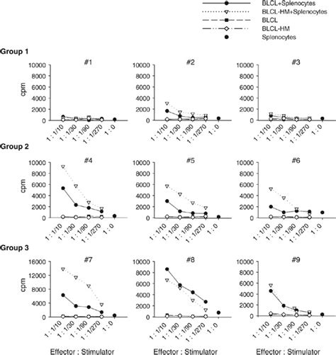 Proliferation of splenocytes obtained from immunized monkeys after... | Download Scientific Diagram