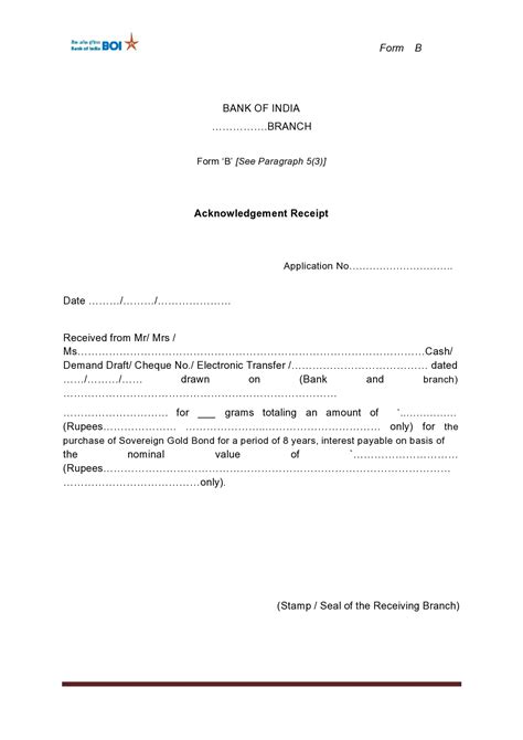 15 Acknowledgement Receipt Template Free Sample Example Format | Images ...