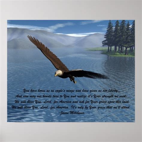 Eagle with Poem Poster | Zazzle