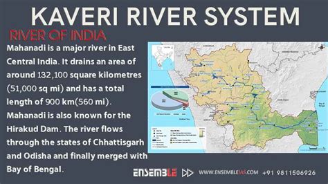 Kaveri River System | Rivers of India - ENSEMBLE IAS ACADEMY