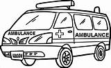 Ambulance Coloring Pages Ambulances Colouring Color Printable  sketch template