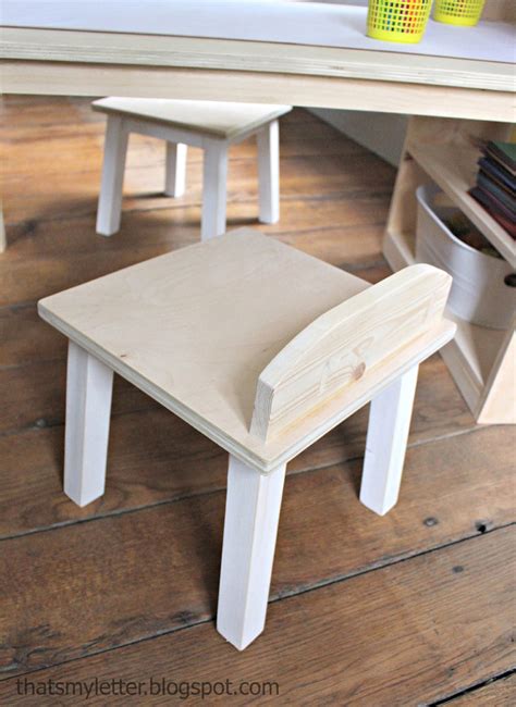 Ana White | Kids Art Center Stools - DIY Projects