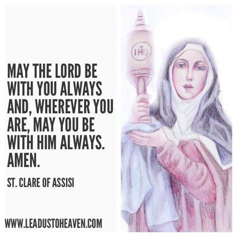 St. Clare of Assisi | Clare of assisi, Saint quotes catholic, St clare's