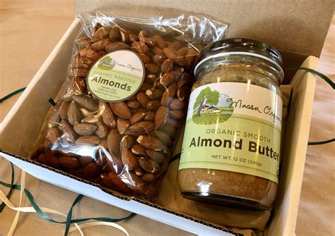 Organic almond gift box | Massa Organics | Chico, California