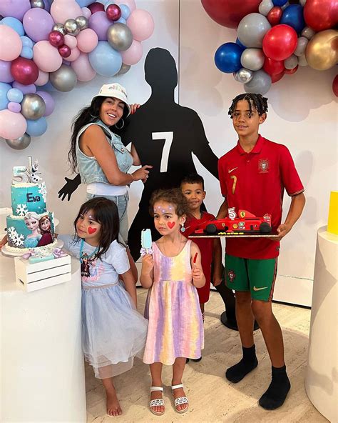 Cristiano Ronaldo Celebrates Twins Eva, Mateo's 5th Birthday: Photos