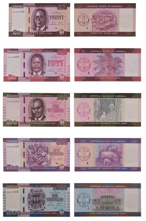 Liberia - New banknotes released today. - MRI Guide : MRI Guide | The ...