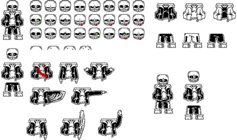 Undertale - Sans Sprite Sheet by HazeSans759 on DeviantArt