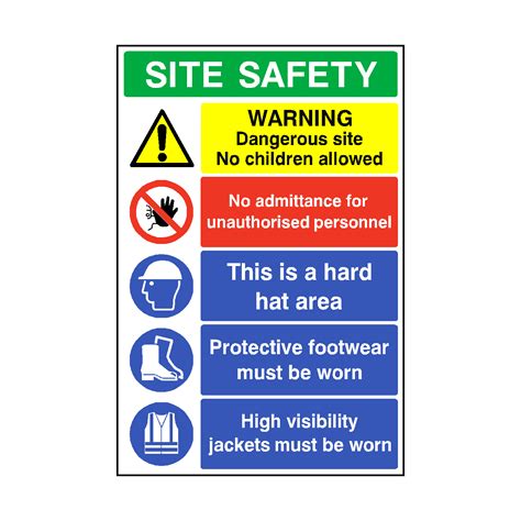 Construction Site Safety Sign | PVC Safety Signs