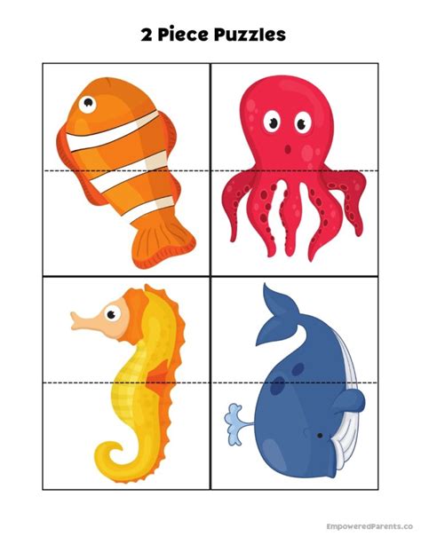 28 Printable Puzzles for Toddlers and Preschoolers (PDF) - Empowered Parents