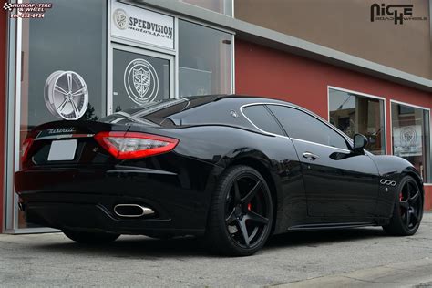 Maserati Quattroporte Niche GT-5 - M133 Wheels Satin Black