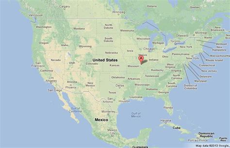 St Louis Missouri on US Map - World Easy Guides