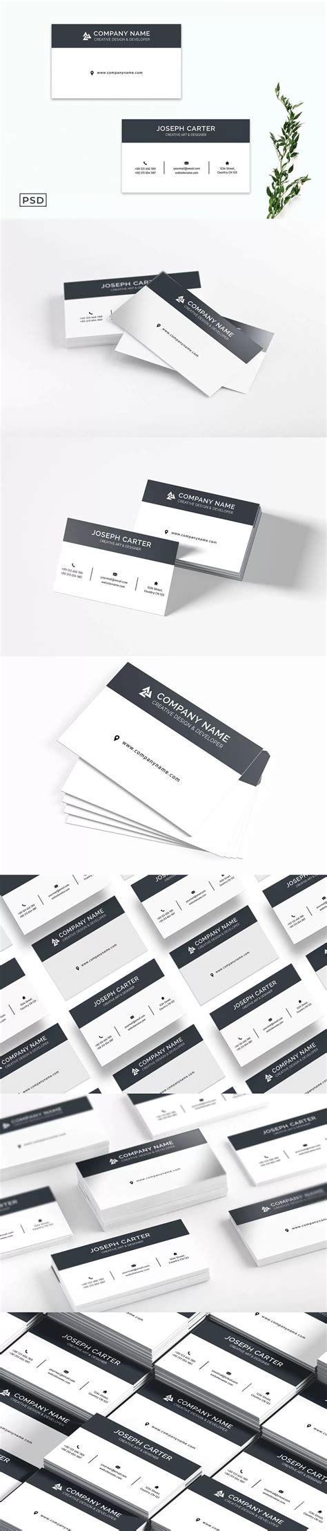 Creative Minimalist Business Card Template - Free Download