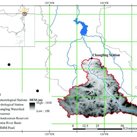 Location map of Gomti River basin with distribution of gauging stations ...