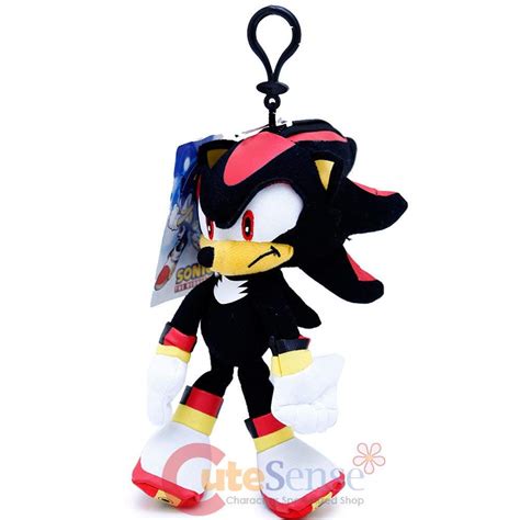 Buy Sonic The Hedgehog Shadow Plush Doll Key Chain Coin Bag Clip On 8 ...