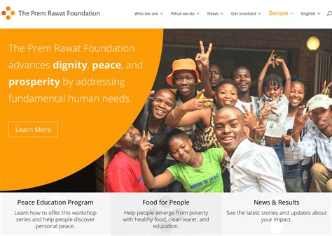 The Prem Rawat Foundation - Awwwards Nominee