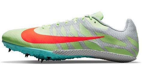 Nike Zoom Rival S Track Spike Green/orange | Lyst