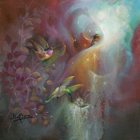 Hummingbird Heaven Painting by Gary Jenkins - Pixels