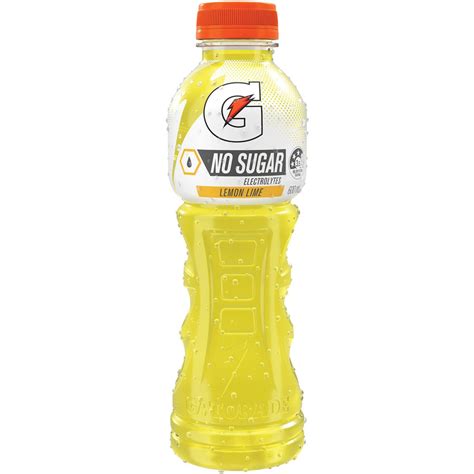 Gatorade Sports Drinks Sugar Free Lemon Lime Electrolyte Bottle 600ml | Woolworths