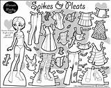 Printable Paper Doll Coloring Pages sketch template