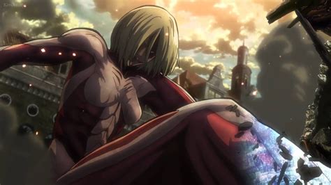 Attack on Titan Episode 25 Eren vs Female Titan [Shingeki no Kyojin] HD ...