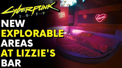 Cyberpunk 2077 - You Can Now Buy A Room For V At Lizzie's Bar Thanks To This Mod! - YouTube