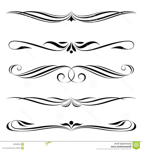 Fancy Vector Lines at GetDrawings | Free download