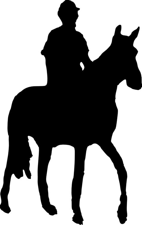 Horse And Rider Silhouette at GetDrawings | Free download