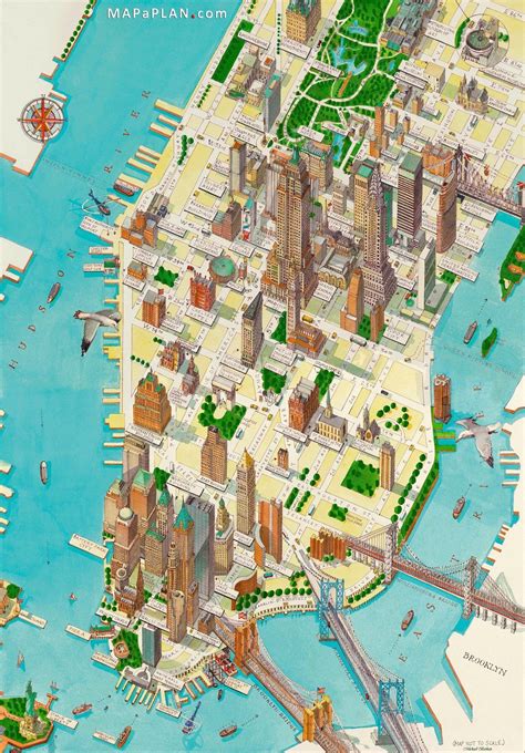 Cartes et plans détaillés de New York | Carte et plan, Plan new york, New york
