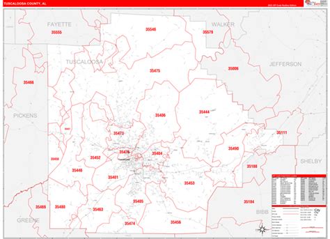 Maps of Tuscaloosa County Alabama - marketmaps.com