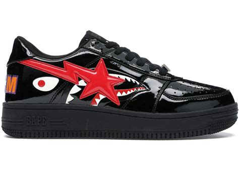 A Bathing Ape Bapesta Shark Black - 1H30-191-012-BLK