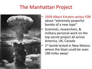 PPT - The Manhattan Project PowerPoint Presentation - ID:5156993