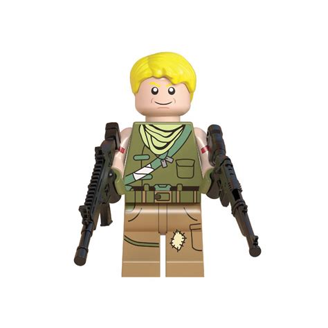 Fortnite Default Skin Lego Minifigures Compatible Toy