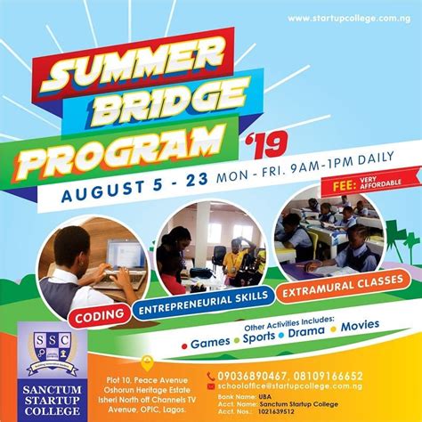 Summer Bridge Program - Sanctum Startup College