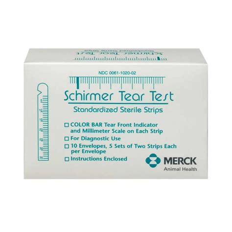 SCHIRMER TEAR Test Strips | Merck Animal Health USA