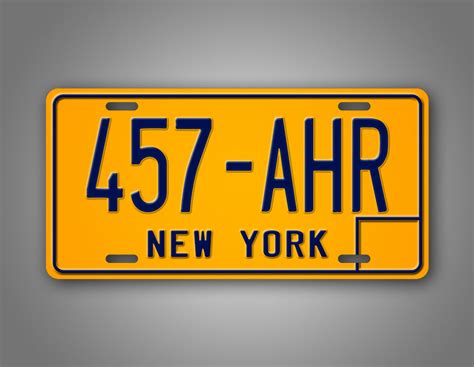 Vintage New York Personalized License Plate – SignsAndTagsOnline