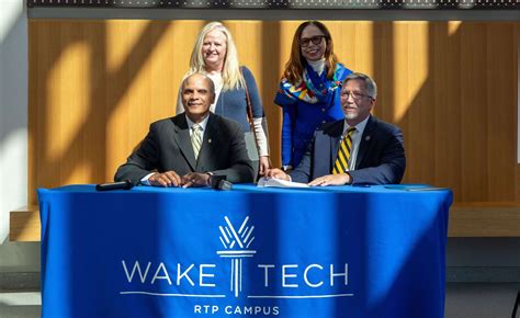 N.C. A&T, Wake Tech Sign Technology Education Partnership Agreement