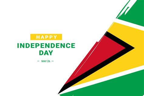 Guyana Independence Day 7766451 Vector Art at Vecteezy