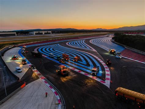 La piste du circuit Paul Ricard se refait une beauté