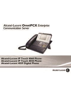 Alcatel-Lucent OmniPCX Enterprise IP Telephone … | Alcatel lucent ...